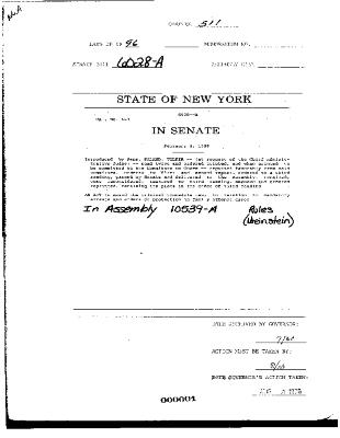 NYS Bill and Veto Jackets: 1996, Chapter 511