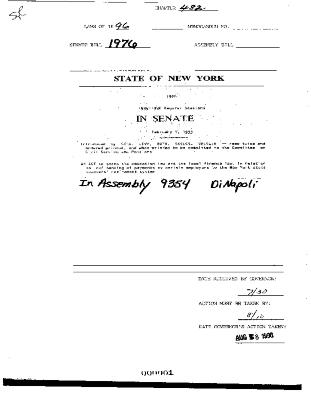 NYS Bill and Veto Jackets: 1996, Chapter 482
