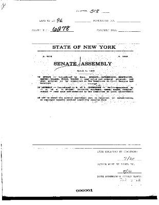 NYS Bill and Veto Jackets: 1996, Chapter 518