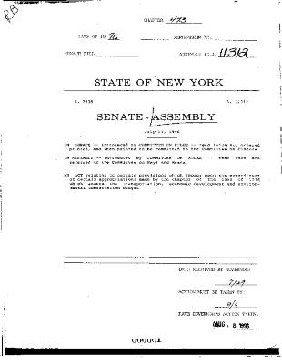 NYS Bill and Veto Jackets: 1996, Chapter 473