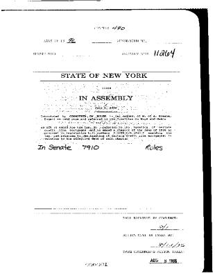 NYS Bill and Veto Jackets: 1996, Chapter 490