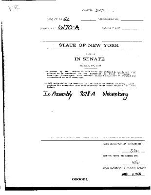 NYS Bill and Veto Jackets: 1996, Chapter 515