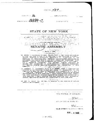 NYS Bill and Veto Jackets: 1996, Chapter 489