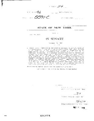 NYS Bill and Veto Jackets: 1996, Chapter 54
