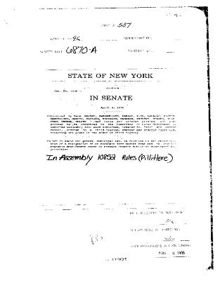 NYS Bill and Veto Jackets: 1996, Chapter 537