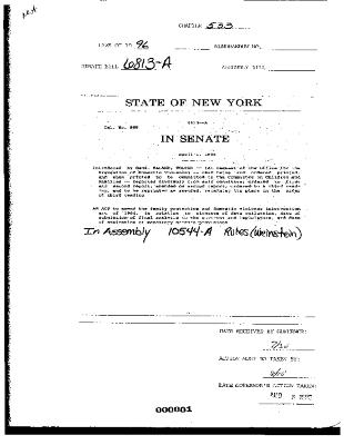 NYS Bill and Veto Jackets: 1996, Chapter 533
