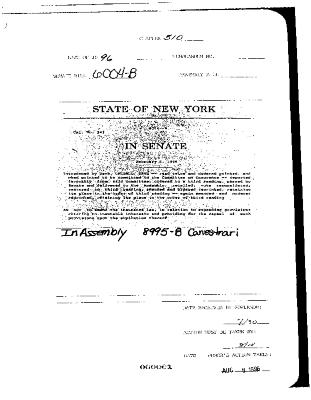 NYS Bill and Veto Jackets: 1996, Chapter 510
