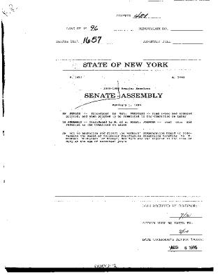 NYS Bill and Veto Jackets: 1996, Chapter 481