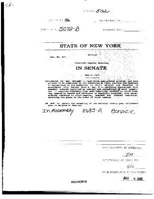 NYS Bill and Veto Jackets: 1996, Chapter 502