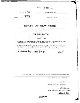 NYS Bill and Veto Jackets: 1996, Chapter 590