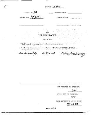 NYS Bill and Veto Jackets: 1996, Chapter 597