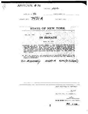 NYS Bill and Veto Jackets: 1996, Chapter 562