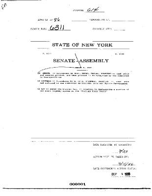 NYS Bill and Veto Jackets: 1996, Chapter 614