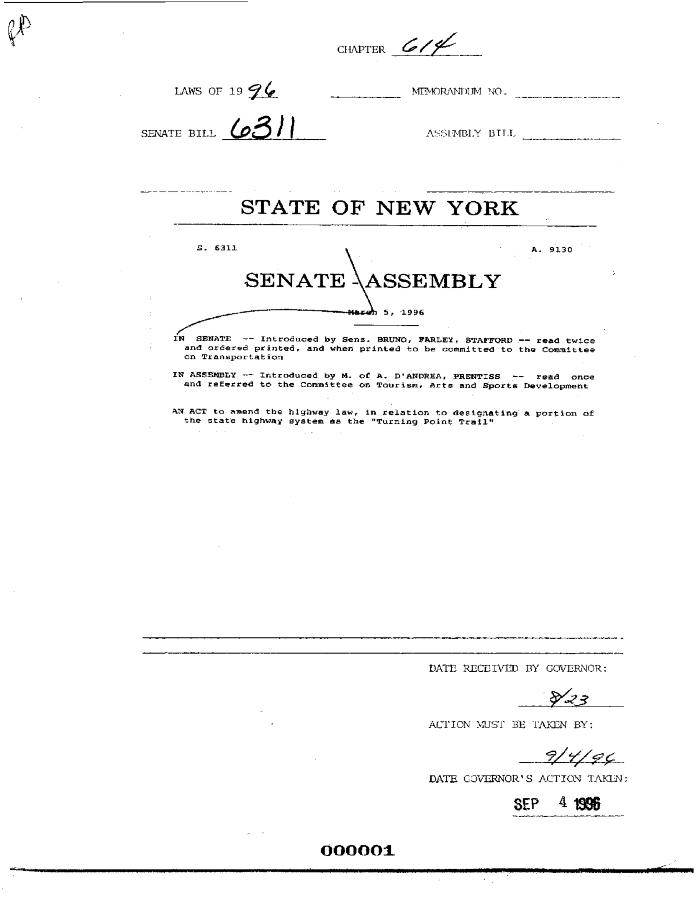 NYS Bill and Veto Jackets: 1996, Chapter 614