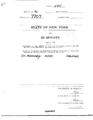 NYS Bill and Veto Jackets: 1996, Chapter 584