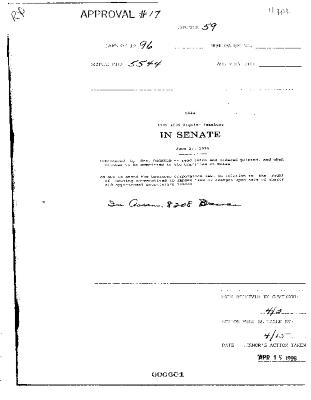NYS Bill and Veto Jackets: 1996, Chapter 59