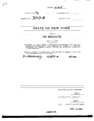 NYS Bill and Veto Jackets: 1996, Chapter 555