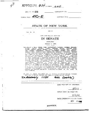 NYS Bill and Veto Jackets: 1996, Chapter 600