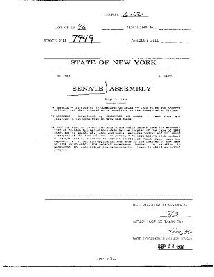 NYS Bill and Veto Jackets: 1996, Chapter 642