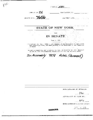 NYS Bill and Veto Jackets: 1996, Chapter 580