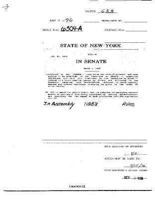 NYS Bill and Veto Jackets: 1996, Chapter 633
