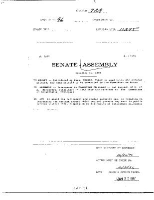 NYS Bill and Veto Jackets: 1996, Chapter 729