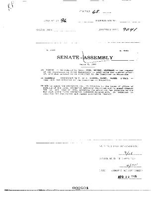 NYS Bill and Veto Jackets: 1996, Chapter 68