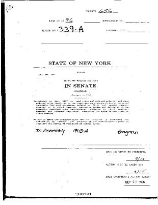 NYS Bill and Veto Jackets: 1996, Chapter 656
