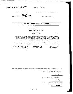 NYS Bill and Veto Jackets: 1996, Chapter 704