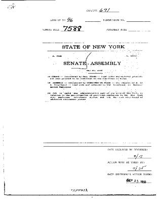 NYS Bill and Veto Jackets: 1996, Chapter 671