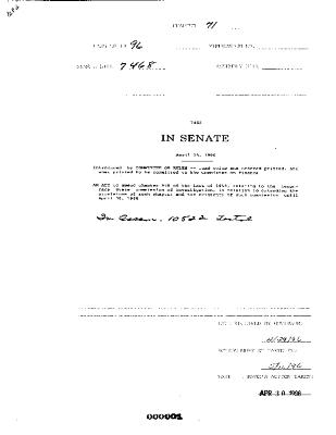 NYS Bill and Veto Jackets: 1996, Chapter 71