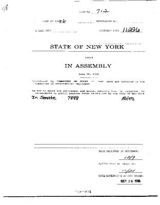 NYS Bill and Veto Jackets: 1996, Chapter 712