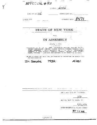 NYS Bill and Veto Jackets: 1996, Chapter 646