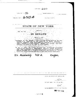 NYS Bill and Veto Jackets: 1996, Chapter 660