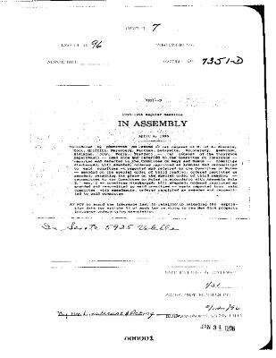 NYS Bill and Veto Jackets: 1996, Chapter 7