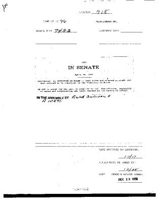 NYS Bill and Veto Jackets: 1996, Chapter 718