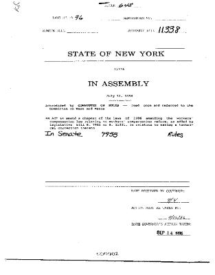 NYS Bill and Veto Jackets: 1996, Chapter 648