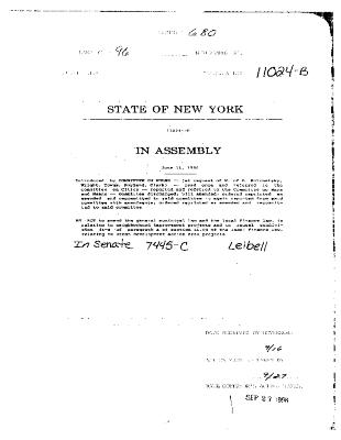 NYS Bill and Veto Jackets: 1996, Chapter 680