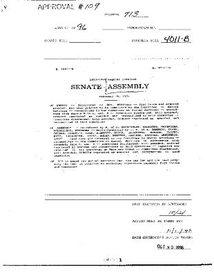NYS Bill and Veto Jackets: 1996, Chapter 713