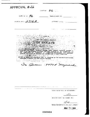 NYS Bill and Veto Jackets: 1996, Chapter 86