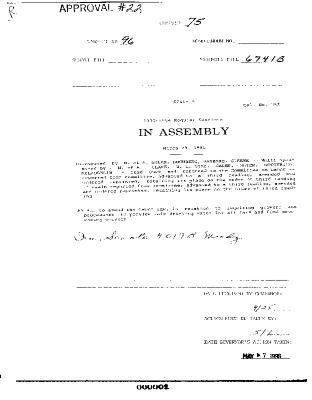 NYS Bill and Veto Jackets: 1996, Chapter 75