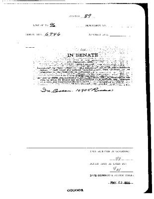 NYS Bill and Veto Jackets: 1996, Chapter 89