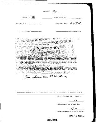 NYS Bill and Veto Jackets: 1996, Chapter 90