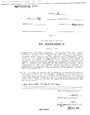 NYS Bill and Veto Jackets: 1996, Chapter 9