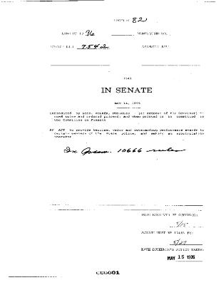NYS Bill and Veto Jackets: 1996, Chapter 82