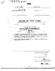 NYS Bill and Veto Jackets: 1996, Veto 32