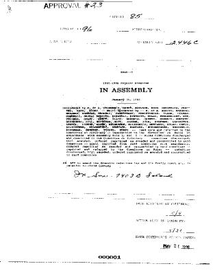 NYS Bill and Veto Jackets: 1996, Chapter 85