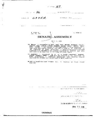 NYS Bill and Veto Jackets: 1996, Chapter 87