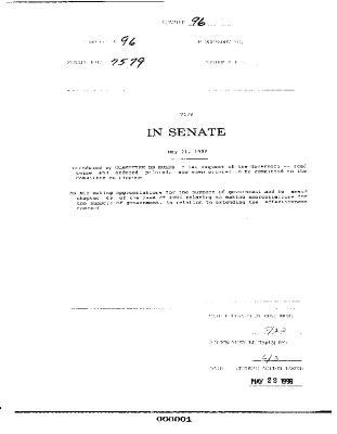 NYS Bill and Veto Jackets: 1996, Chapter 96