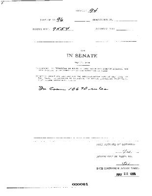 NYS Bill and Veto Jackets: 1996, Chapter 94